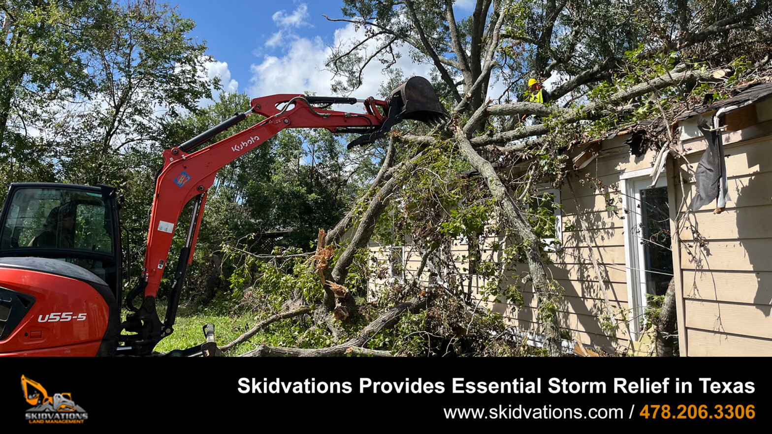 Skidvations Provides Essential Storm Relief in Texas